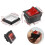 LED Illuminated Rocker Switch 4-Pole 2-Position Waterproof 2