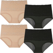 Evella leak-proof high-waisted panties for women,