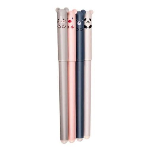 Erasable Ink Pens Animals Design 4-Pack 2