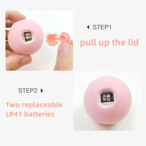 Interactive Catnip Ball Toy for Cats Yellow 1