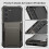 Capa à prova de choque compatível com Samsung S24 com compartimento para cartão. 5