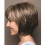 Short Pixie Wig Dark Brown Mixed Blonde with Bangs 3