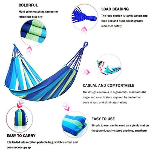 Brazilian Hammock Cotton Extra Large 260x150cm 1
