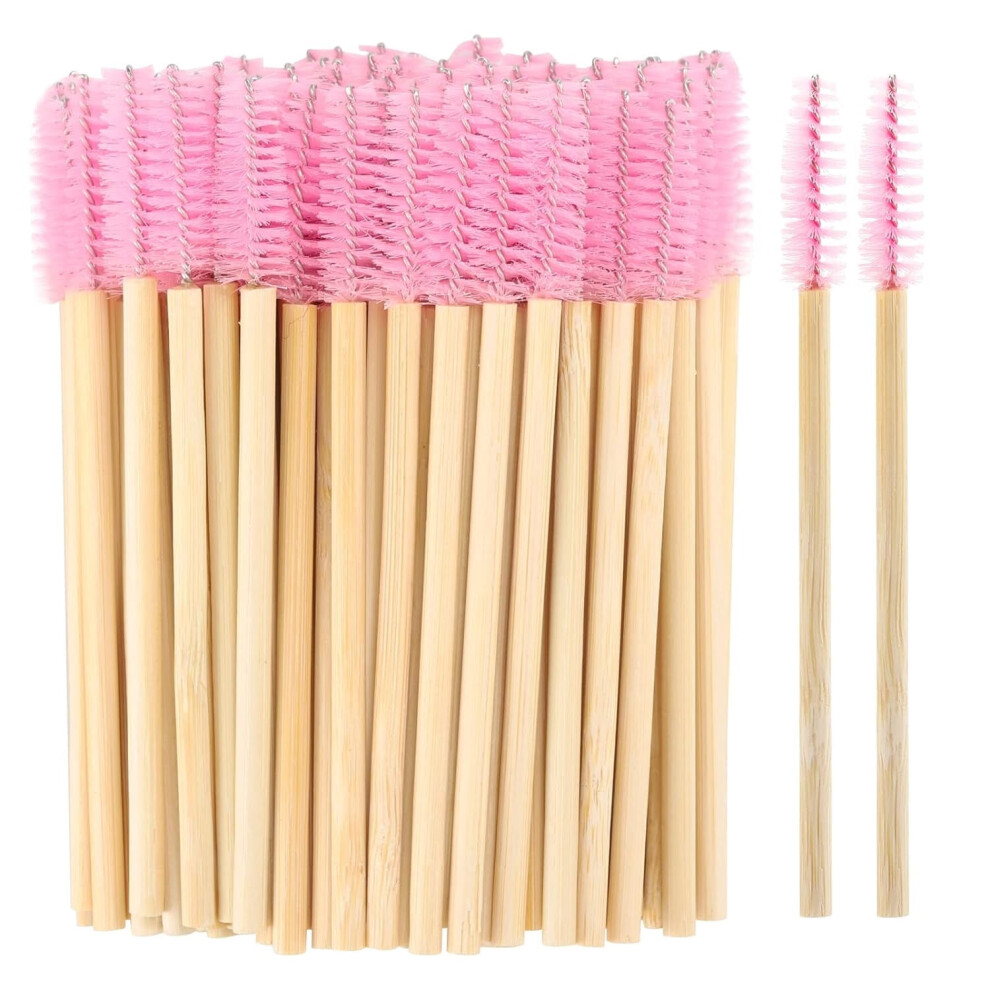 Disposable Mascara Wands Bamboo Spoolies 100 Pcs