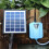 Solar-powered oxygen pump for pond, 2 L/min, with 1 air 3