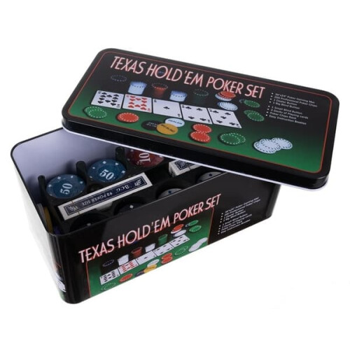 Poker Set Texas Hold'em 200 Chips