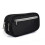 Canvas Pencil Case Black with 3 Compartments 4