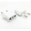Power Adapter USA/China to EU/FR White 4 pcs 2