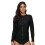 Women's Front-Zip Wetsuit Jacket Black L 1
