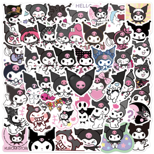 Kuromi stickers pack 50 pieces 1