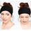 Black wide soft elastic headband for women 1 pack 2