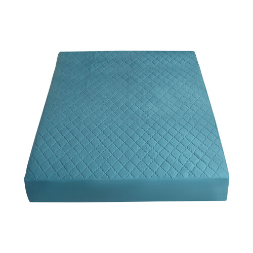 Quilted Fitted Mattress Cover Polyester 120x200x30cm 1