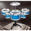 Kids Jazz Drum Set with 5 Drums, Drumsticks, Cymbal, and 2