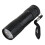 UV LED Flashlight Black Compact 9x 4