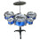 Kids Jazz Drum Set with 5 Drums, Drumsticks, Cymbal, and 4