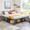 Queen Metal Platform Bed Frame with Underbed Storage 1