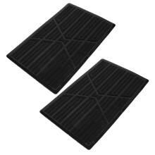 Car Floor Mat Unbranded Black 23x15x0.8 cm 2 pcs