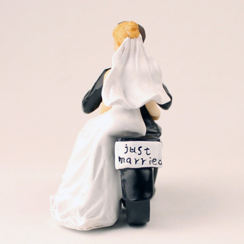 Wedding Cake Topper Set Multi-Color Bride and Groom 1