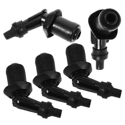FRCOLOR motorcycle spark plug boot cap 5 pcs