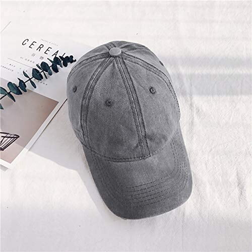 Baseball Cap Vintage Washed Distressed Twill Adjustable 1