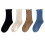 Cotton Mid-Calf Socks for Girls 4-Pack 2