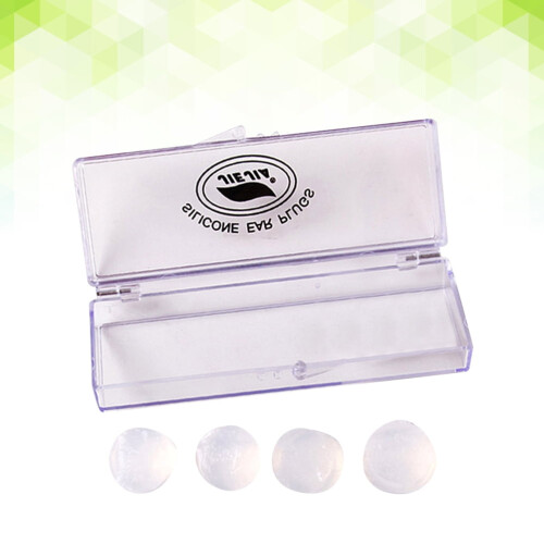 Waterproof Swimming Ear Plugs Silicone 2 Pairs