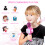 Wireless Karaoke Microphone with LED Lights Red 8