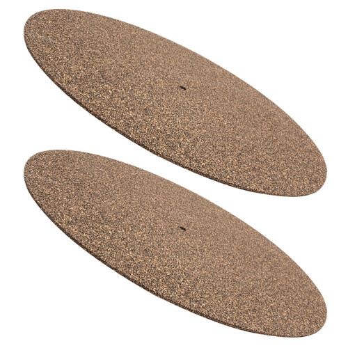 Cork Turntable Mat Non-Slip Anti-Static 2 pcs 2