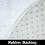 White round fluffy rug for bedroom 5 ft 6