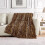 Leopard Pattern Blanket Soft Fluffy 127 x 152 cm 5