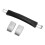 Plastic Luggage Handle with Metal End Cap 24.6 cm 3