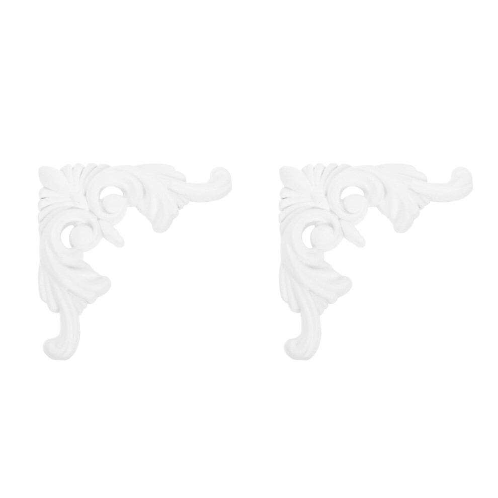 European Style Ceiling Medallion Unpainted 2 Pcs 9181073998607