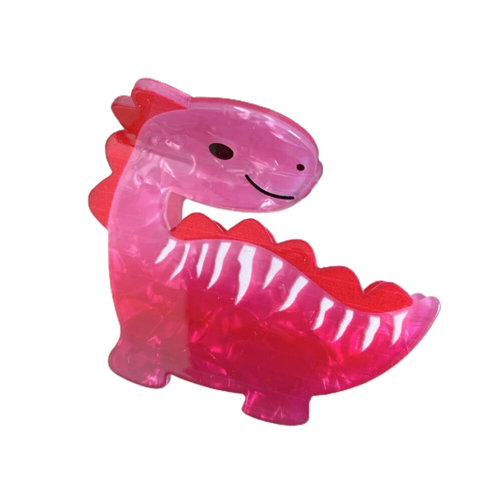 Funny Dinosaur Hair Claw Clips Acrylic 2-Pack