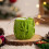 Spiral Wave Pillar Candle Winter Elk Embossed 2.5 In 2