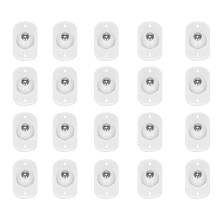 20 Pcs Self Adhesive Swivel Caster Stainless Steel Paste Universal Wheel Universal Wheel 360 Degree Rotation Pulley