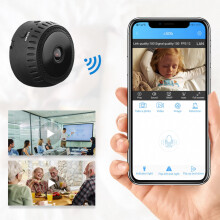 Mini WiFi-sikkerhetskamera Full HD nattsyn 1 stk