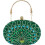 Γυναικεία vintage τσάντα clutch με χάντρες σε σχήμα παγωνιού, 1 τεμάχιο 1