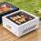 Charcoal Grill Portable Tabletop Hibachi 1 Unit 6