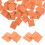 Orange keramik ler tagsten 50 stk. 1