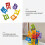 Stackable Chairs and Building Block Toys 42 Pcs 5