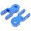 Blue Aluminum Alloy Motorcycle Height Extension Pair 8