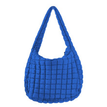 Prešívaná taška Tote Army Green Blue Women1ks