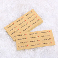 Heart Envelope Seal Kraft 240 pcs