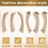 Door Pull Handle Set Replacement for  3 Series E90 E91 E92 316 318 320 325 328i 2004-2012 LHD Beige-Yellow 2