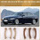 Door Pull Handle Set Replacement for  3 Series E90 E91 E92 316 318 320 325 328i 2004-2012 LHD Beige-Yellow 3