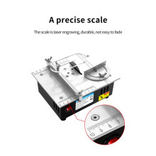 Table Saw Electric Small Bench Saws Desktop Saw Household DIY PCB Model Cutting Tool Woodworking Lathe US Plug