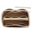 Travel Organizer Tote Liner Felt Insert 3 Sizes Khaki 5