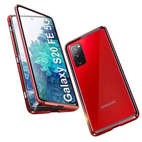 Samsung Galaxy S20 FE magnetic case silver 1