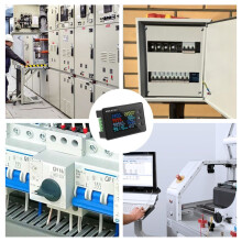 Digital Display Current Voltmeter 50-300V AC Wattmeter Multifunction Electric Meter Power Detector AC 20A