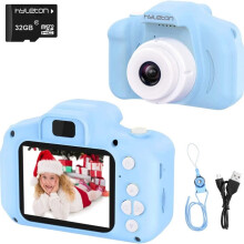 Cameră selfie pentru copii, roz, 32 GB, pentru vârste între 3 și 8 ani